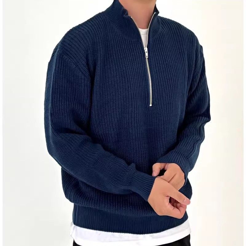 ITALIAN OLD MONEY Half-Zip Sweater