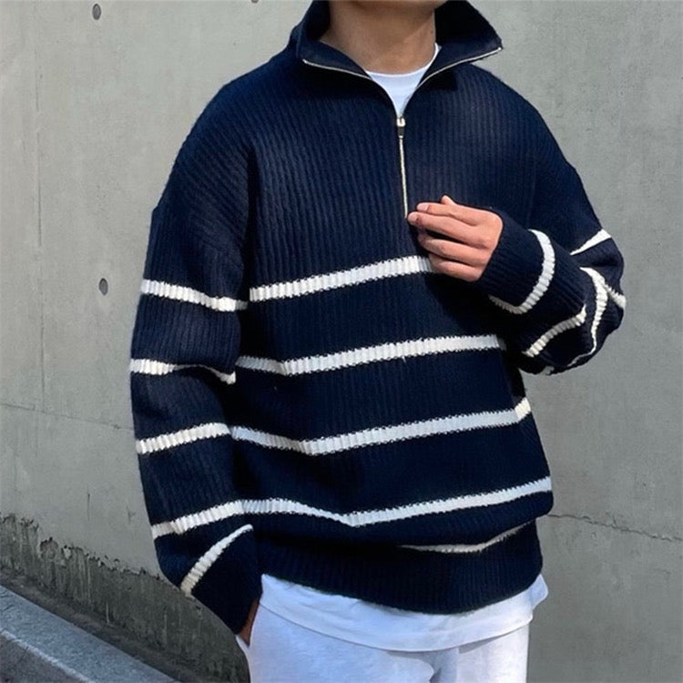 OLD MONEY Quarter Zip Sweater